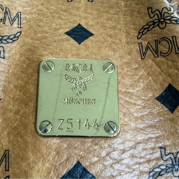 MCM Cognac Visetos Tote - Picture 6 of 12